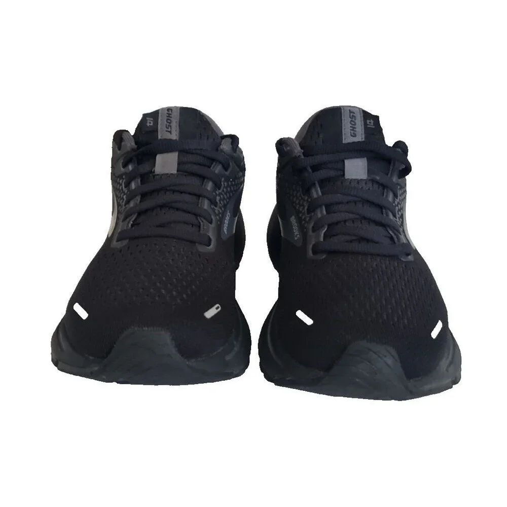 Brooks Ghost 14 Running Shoes Women Sz 6.5B Black Mesh Comfort Cushion Sneakers
